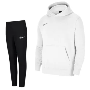 Nike Park 20 Fleece Hoodie Trainingspak Kids Wit Zwart