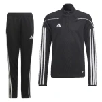 adidas Tiro 23 League 1/4-Zip Trainingspak Kids Zwart Wit