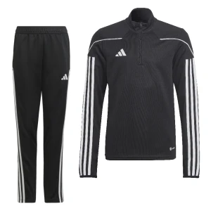 adidas Tiro 23 League 1/4-Zip Trainingspak Kids Zwart Wit