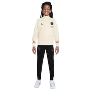 Nike Paris Saint-Germain x Jordan Strike Trainingspak Full-Zip 2024-2025 Kids Gebroken Wit Zwart Roze