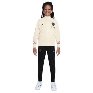 Nike Paris Saint-Germain x Jordan Strike Trainingspak Full-Zip 2024-2025 Kids Gebroken Wit Zwart Roze