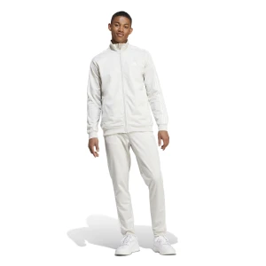 adidas Sportswear 3-Stripes Trainingspak Full-Zip Grijs Wit