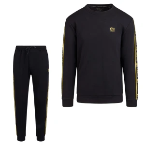 Cruyff Xicota Crew Trainingspak Zwart Goud