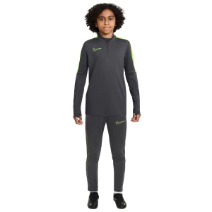Nike Academy Trainingspak 1/4-Zip Kids Antraciet Neongeel