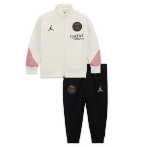 Nike Paris Saint-Germain x Jordan Strike Trainingspak Full-Zip 2024-2025 Baby Gebroken Wit Zwart Roze