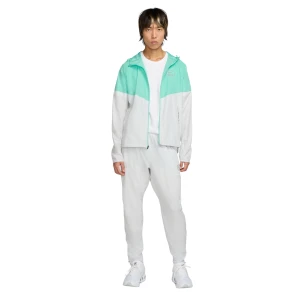 Nike Sportswear Air Trainingspak Full-Zip Woven Grijs Turquoise Zwart