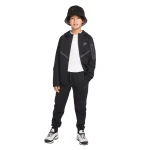 Nike Tech Fleece Sportswear Trainingspak Kids Zwart Donkergrijs