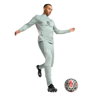 PUMA AC Milan Trainingspak 1/4-Zip 2024-2025 Groen Grijs Lichtroze