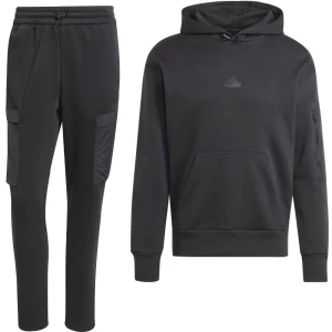adidas City Escape Cargo Hoodie Trainingspak Zwart