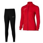 Nike Dri-FIT Academy 23 Full-Zip Trainingspak Dames Rood Wit