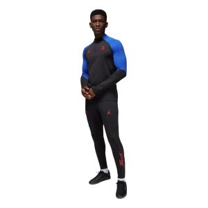 Nike Jordan Paris Saint Germain Strike Trainingspak 2022-2023 Zwart Blauw Rood