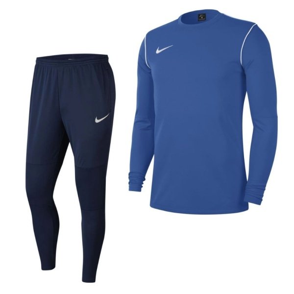 Nike Park 20 Sweat Trainingspak Kids Blauw Donkerblauw