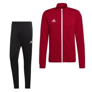 adidas Entrada 22 Full-Zip Trainingspak Rood Zwart Wit