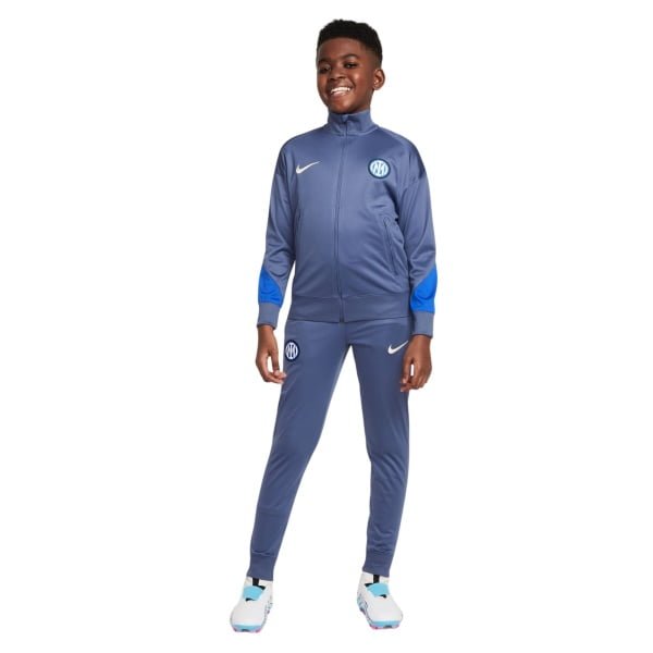 Nike Inter Milan Strike Trainingspak Full-Zip 2024-2025 Kids Grijsblauw Blauw Beige Nike Inter Milan Strike Trainingspak Full-Zip 2024-2025 Kids Grijsblauw Blauw Beige