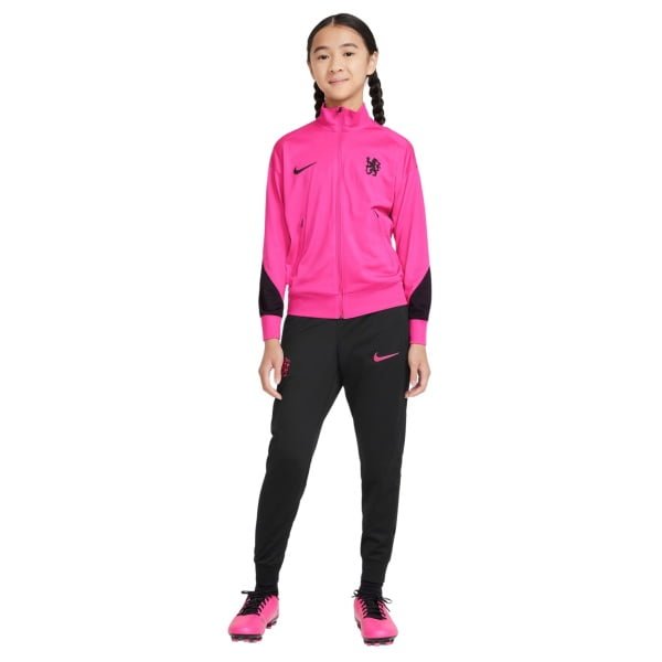 Nike Chelsea Strike Trainingspak Full-Zip 2024-2025 Dames Roze Zwart