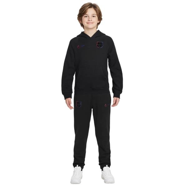 Nike Air FC Barcelona Trainingspak Hooded 2024-2025 Kids Zwart Rood Blauw Nike Air FC Barcelona Trainingspak Hooded 2024-2025 Kids Zwart Rood Blauw
