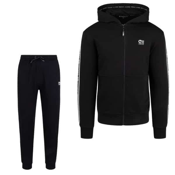 Cruyff Xicota Trainingspak Full-Zip Zwart Wit Cruyff Xicota Trainingspak Full-Zip Zwart Wit