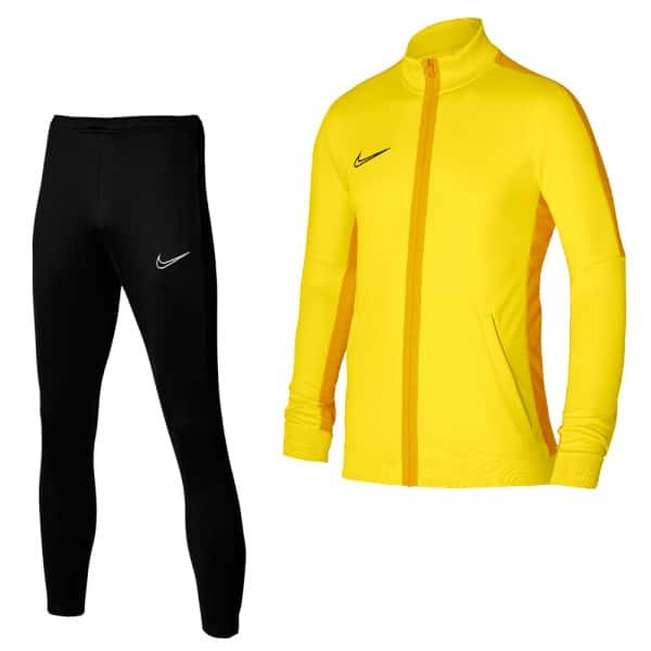 Nike Dri-FIT Academy 23 Full-Zip Trainingspak Kids Geel Goud Zwart
