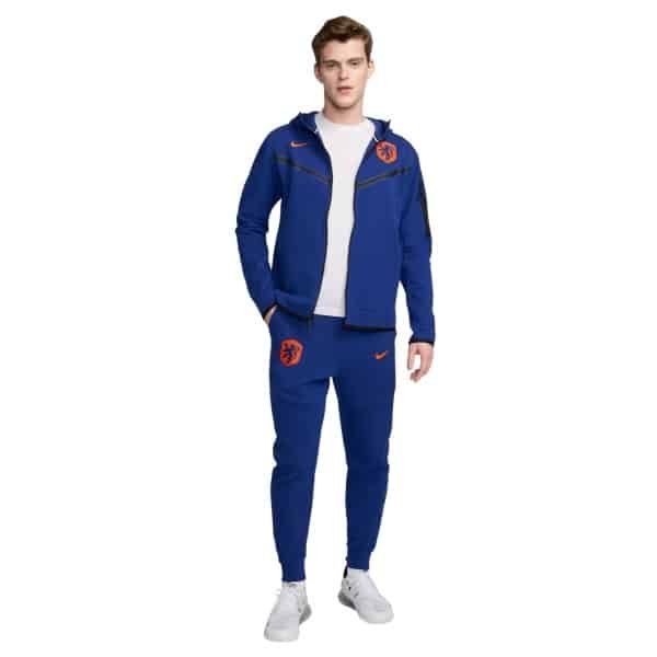 Nike Nederland Tech Fleece Trainingspak 2024-2026 Blauw Oranje