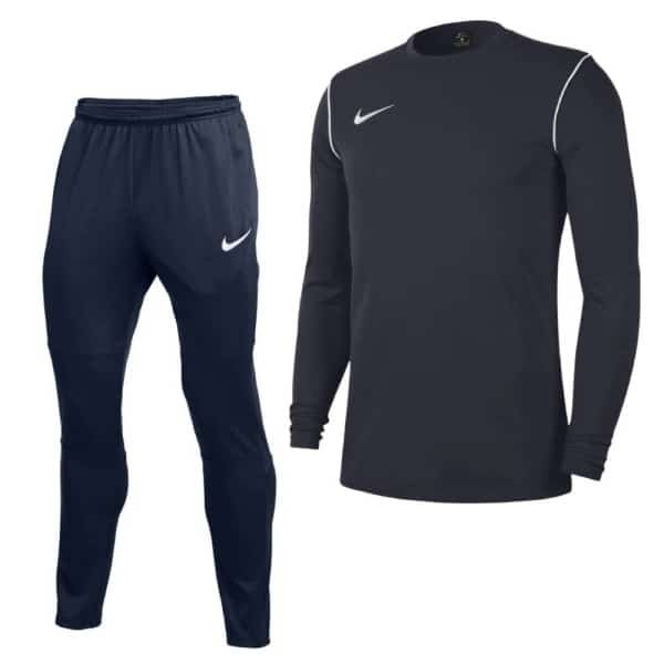 Nike Park 20 Crew Trainingspak Donkerblauw Wit Nike Park 20 Crew Trainingspak Donkerblauw Wit