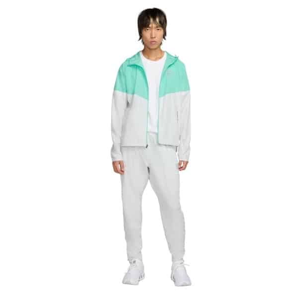Nike Sportswear Air Trainingspak Full-Zip Woven Grijs Turquoise Zwart