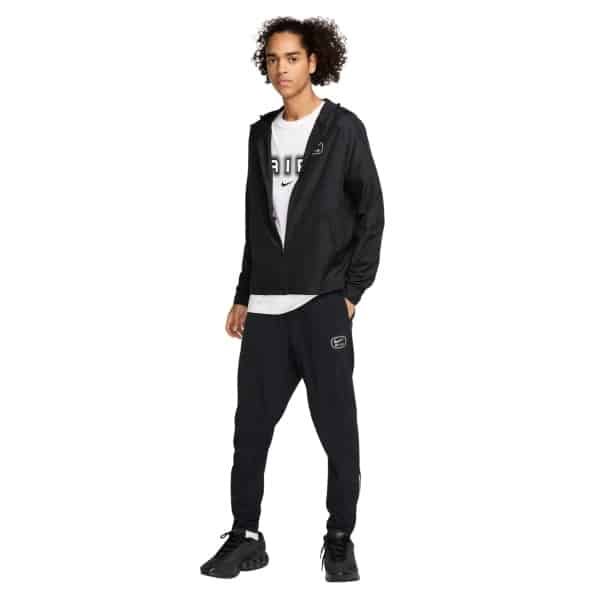 Nike Sportswear Air Trainingspak Full-Zip Woven Zwart Groen Zilver Nike Sportswear Air Trainingspak Full-Zip Woven Zwart Groen Zilver