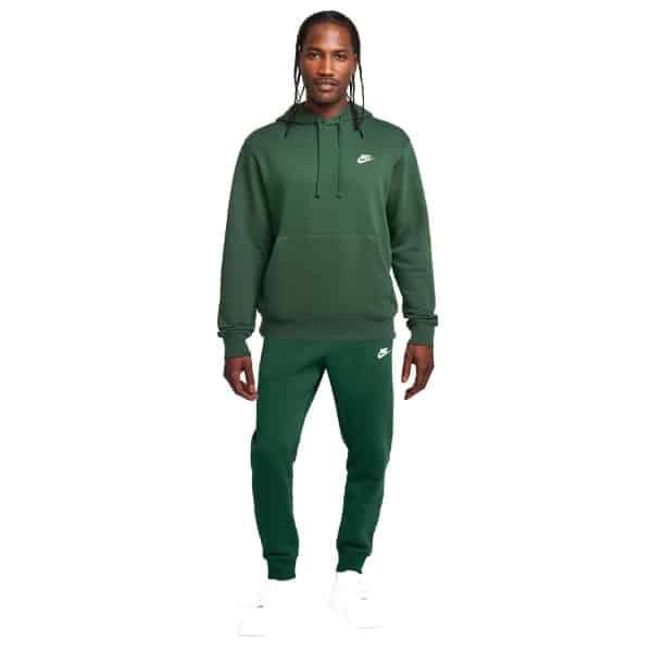 Nike Sportswear Club Fleece Hoodie Trainingspak Donkergroen Wit