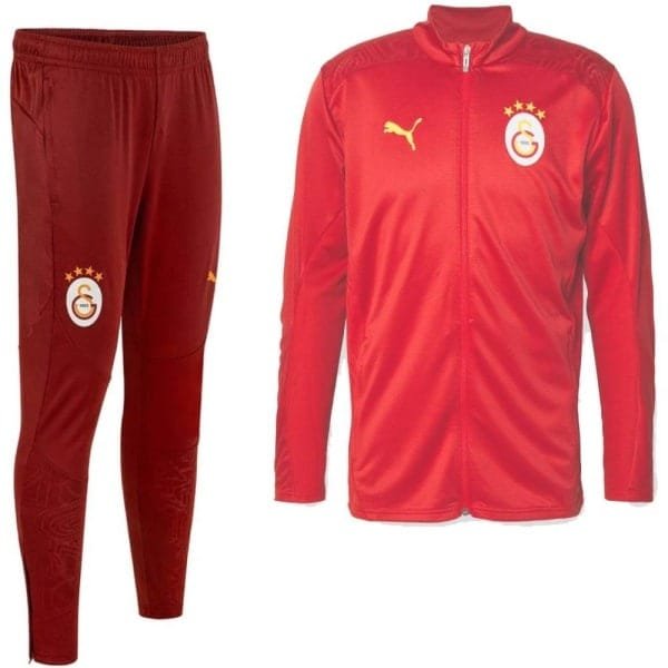 PUMA Galatasaray SK Trainingspak Full-Zip 2024-2025 Rood Oranje PUMA Galatasaray SK Trainingspak Full-Zip 2024-2025 Rood Oranje