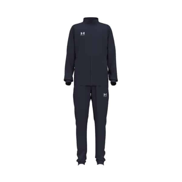 Under Armour Challenger Trainingspak Full-Zip Kids Donkerblauw Wit