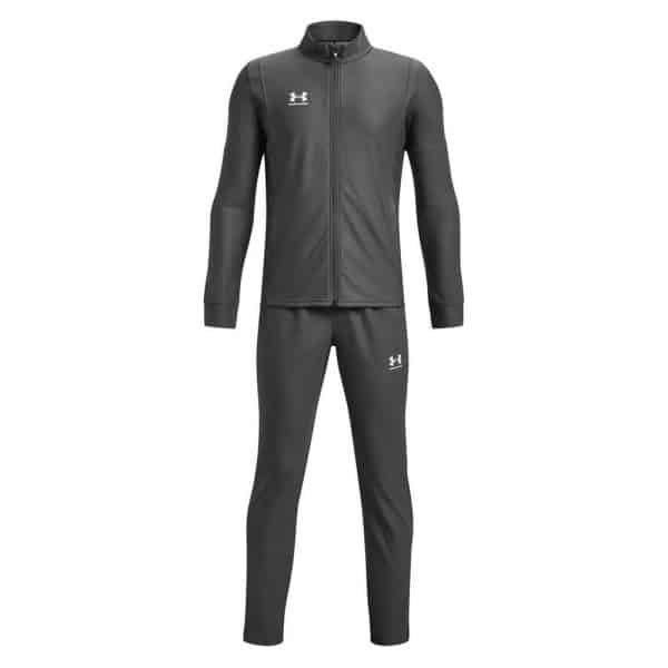 Under Armour Challenger Trainingspak Full-Zip Kids Grijs Wit Under Armour Challenger Trainingspak Full-Zip Kids Grijs Wit