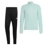 adidas Entrada 22 Trainingspak Mintgroen Zwart Wit